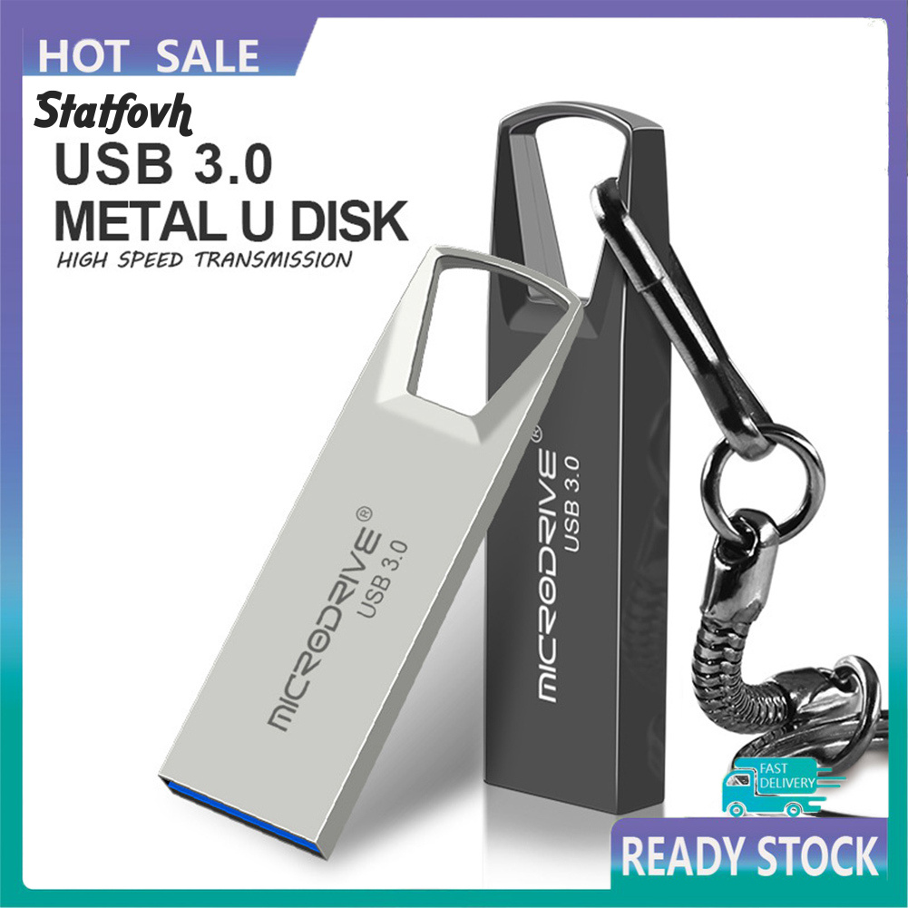 Ổ Đĩa Usb 3.0 1 / 2tb Có Móc Khóa Tiện Dụng Giá Đỡ