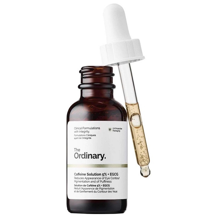 Serum The Ordinary Caffeine Solutions 5% + EGCG 30ml dưỡng mờ thâm mắt