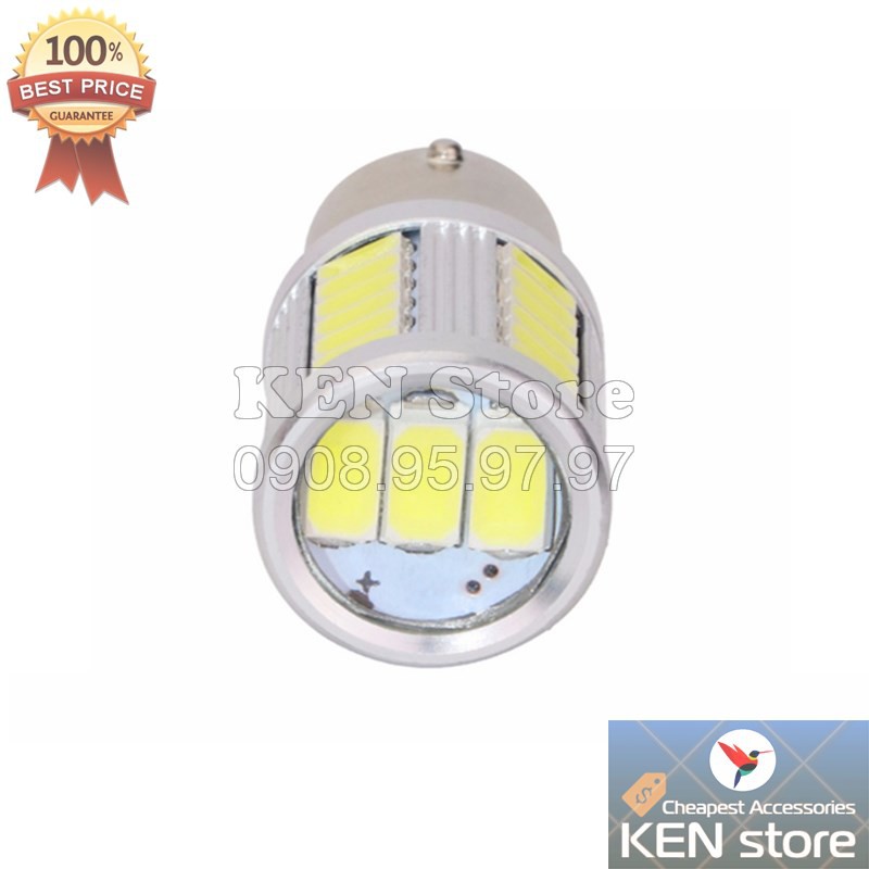 Bóng LED 1156 BA15S BAU15S P21W PY21W làm đèn xi nhan, đèn demi, đèn lùi ô tô xe máy 33smd 5630 siêu sáng