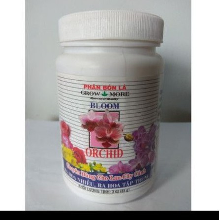 Phân bón lá Grow more BLOOM NPK 10-55-10 ORCHID - chai 85 gram