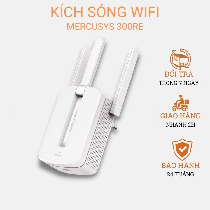 Cục hút sóng wifi 3 râu Mercusys 300Mbps repeater wifi không dây cực mạnh MW300RE-ZTech | WebRaoVat - webraovat.net.vn