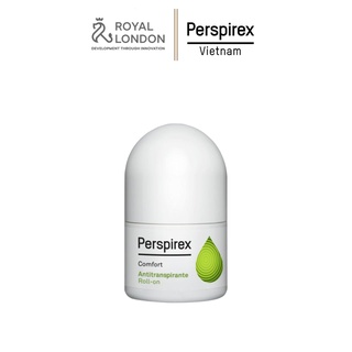 Lăn Khử Mùi Đan Mạch Perspirex Comfort Xanh Lá Dành Cho Da Nhạy Cảm Hiệu Quả 72h 20ml