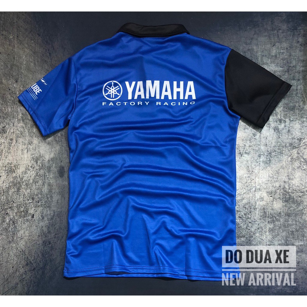 Áo thun đua xe polo Yamaha đua xe