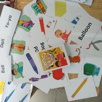 Bộ thẻ Phonics World 1 + 2 (A5 in 2 mặt)