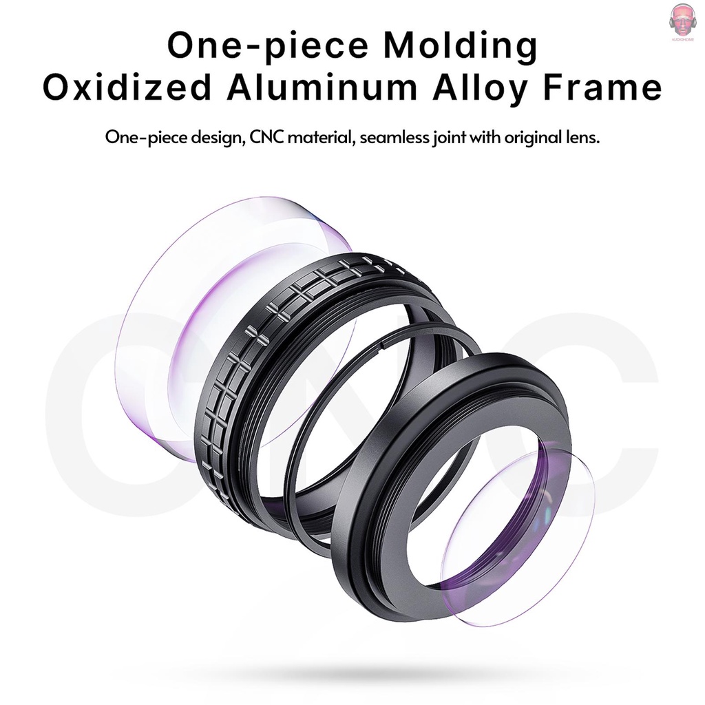 Ống kính Ulanzi Wl-1 18mm macro 10X 2 trong 1 kèm khăn lau cho máy ảnh Zv1 Rx100M7 chất lượng cao