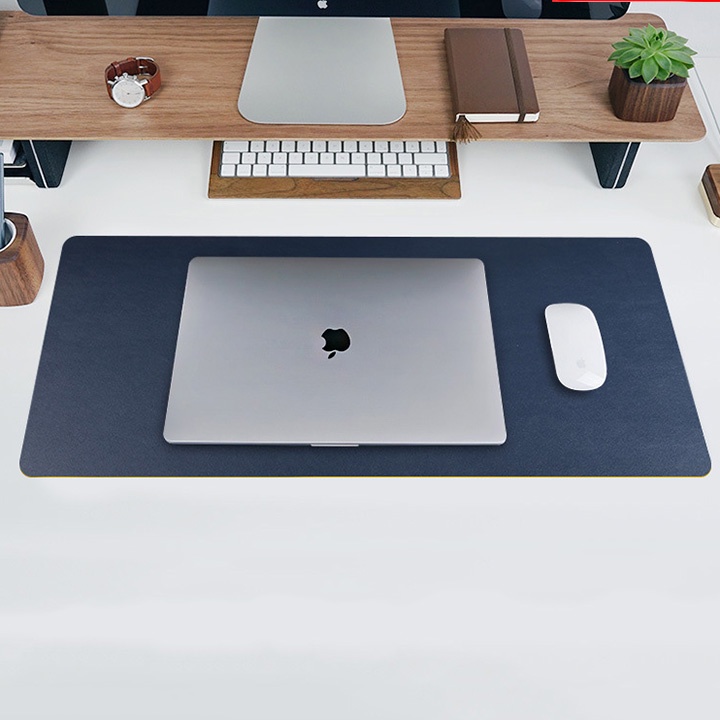 Miếng Thảm Da Lót Bàn Làm Việc Bằng Da PU Chống Thấm Nước, Nhiều Màu cỡ 45x90cm