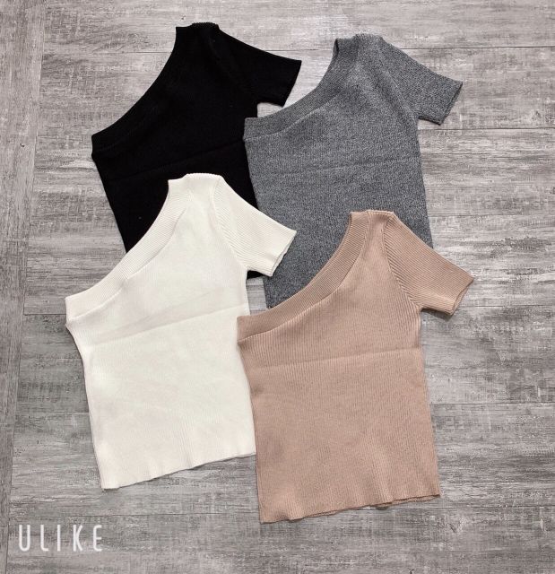 Áo lệch vai len montoghi hàng Quảng Châu | BigBuy360 - bigbuy360.vn