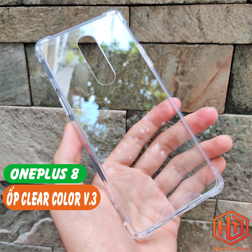 Ốp lưng Oneplus 8 Clear Color Ver 3