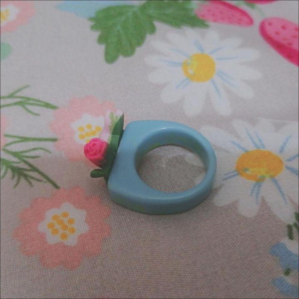 VANES1 Nhẫn Acrylic Chất Lượng Cao Dễ Phối Đồ Thời Trang Phong Cách Hàn Quốc Cho Nữ