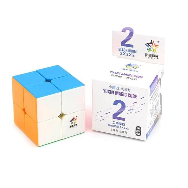 Khối Rubik 2x2 Yuxin Đen Kylin 2x2 Chính Hãng