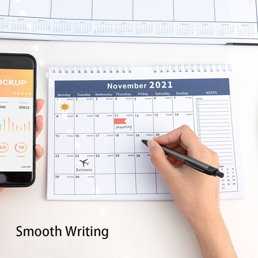 UUMIR Lịch treo tường 2022 ghi chú kế hoạch theo tháng sáng tạo tiện dụng