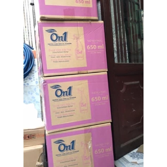 11 chai vòi xịt Dung dịch cồn 70 độ  ON1 650ML dạng xịt