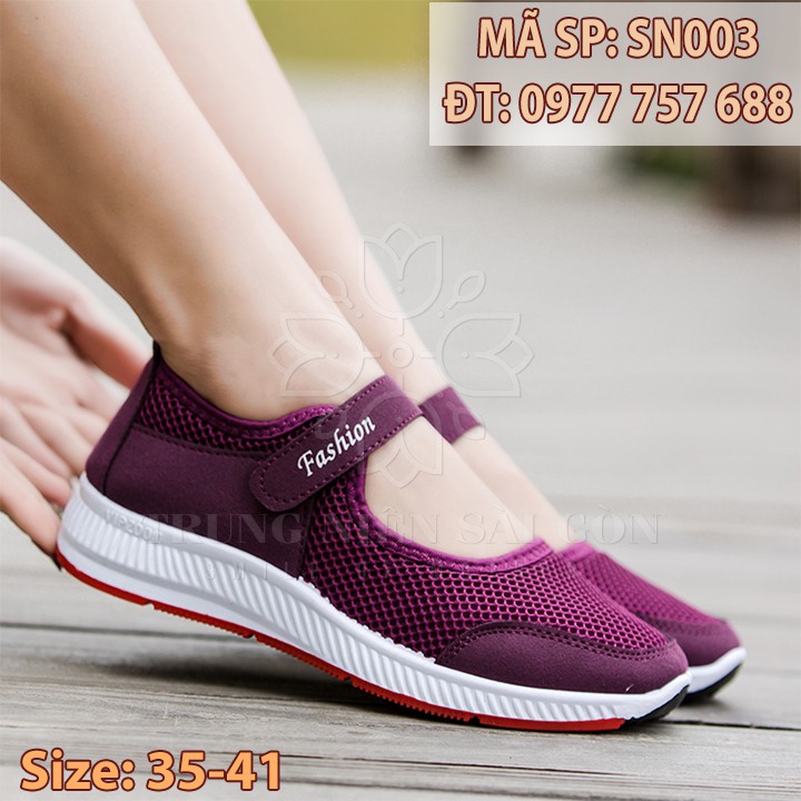 Giày bệt giày nữ ngoại cỡ trung niên siêu êm chân tphcm SN003