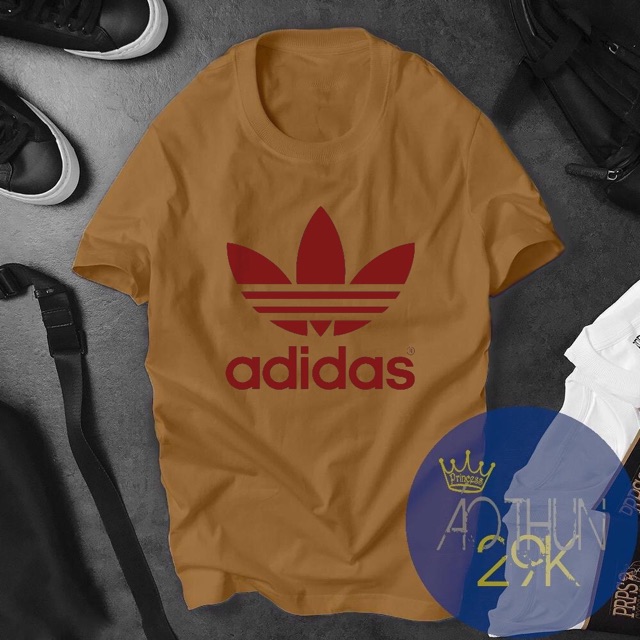 ALBUM 607 - ÁO THUN UNISEX LOGO LÁ ĐỎ NHIỀU MÀU