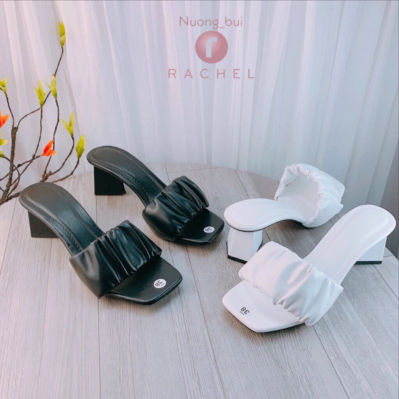 Guốc rúm gót chéo 5p
