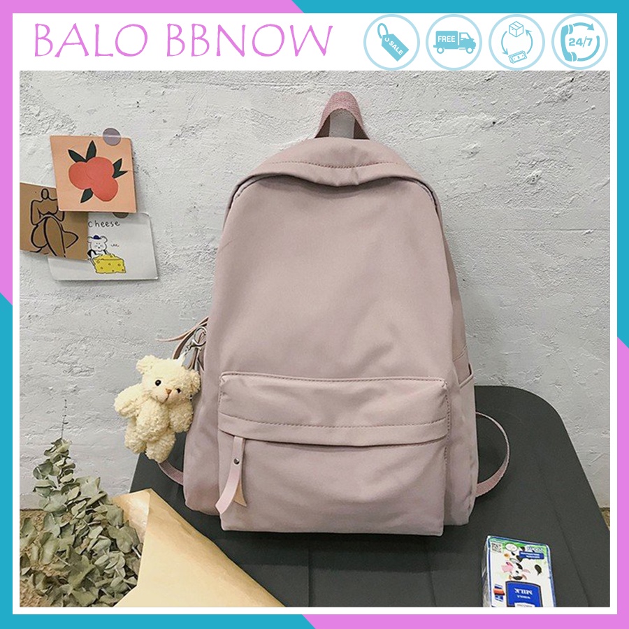 Balo thời trang nhỏ cá tính nữ đẹp đi học BBNOW BL4 - tặng kèm sticker siêu cute