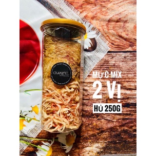 Mực mix 2 vị 250g hủ pet cao cấp - chang’s food