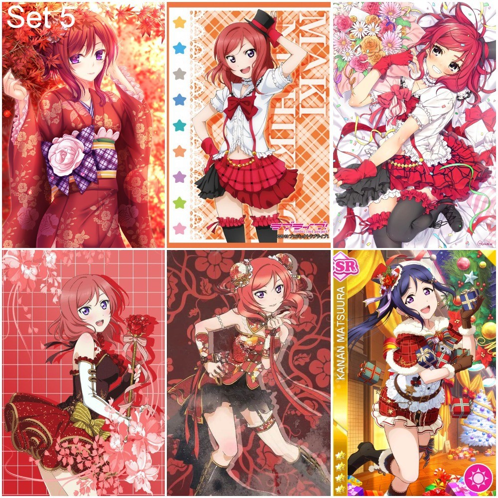 Bộ 6 Áp phích - Poster Anime Love Live! School Idol Project   - A3,A4,A5