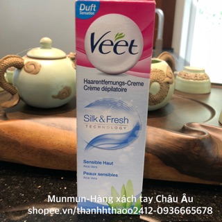 Tẩy lông Veet hàng xách tay Đức có bill