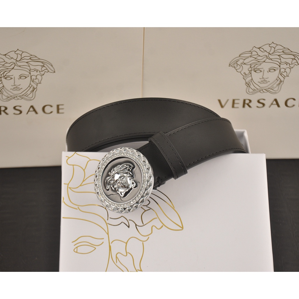 Hàng Sẵn Sàng! Versace! Thắt Lưng Da Thời Trang Công Sở Cao Cấp Cho Nam Nữ