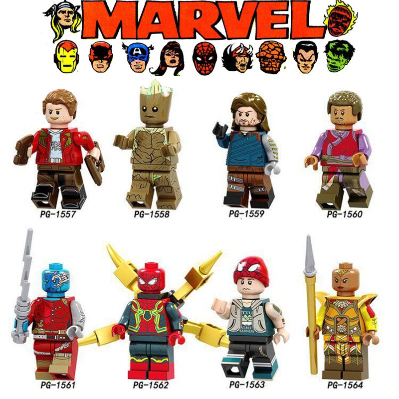 MARVEL COMICS PARKER Mô Hình Lắp Ráp Lego Nhân Vật Trong Truyện Tranh Marvel