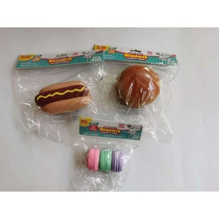 Squishy Mềm Hình Bánh Macaron Và Hot Dog