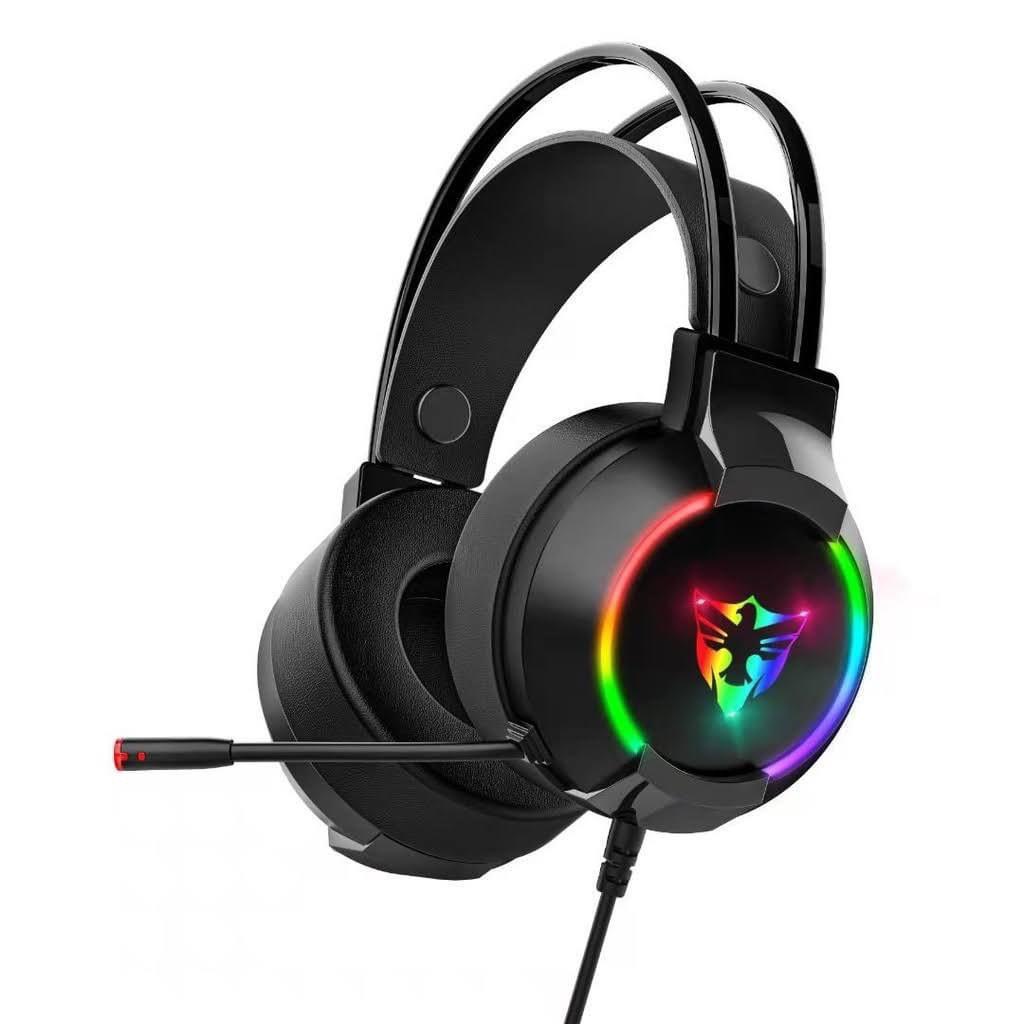 Tai nghe chụp tai gaming Quilian  Arigato A6 Acer LED 7.1 cho máy tính laptop có mic có dây âm thanh cực hay VNET
