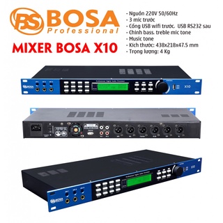  Vang Số Karaoke Bosa X10 - Hàng Chính Hãng - Gia Khang Shop 