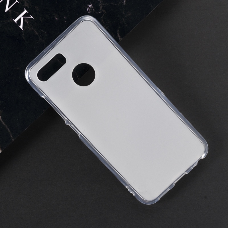 Vỏ bảo vệ toàn diện bằng silicon TPU mềm màu đen cho Lenovo K5 Play Case có kính cường lực