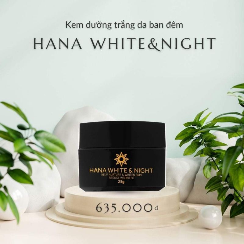 KEM ĐÊM DƯỠNG TRẮNG DA - HANA WHITE & NIGHT
