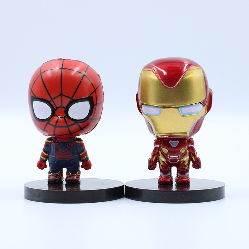 [Set D] Mô hình nhân vật Marvel comic Thanos - Hulk - Iron man - Doctor Strange - Spider man - Captian - Marvel DC