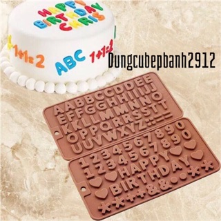 Khuôn silicon chữ và số