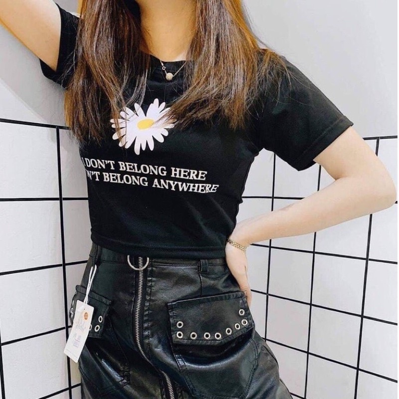 ÁO CROP BODY HOA CÚC