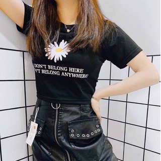 Áo crop body hoa cúc