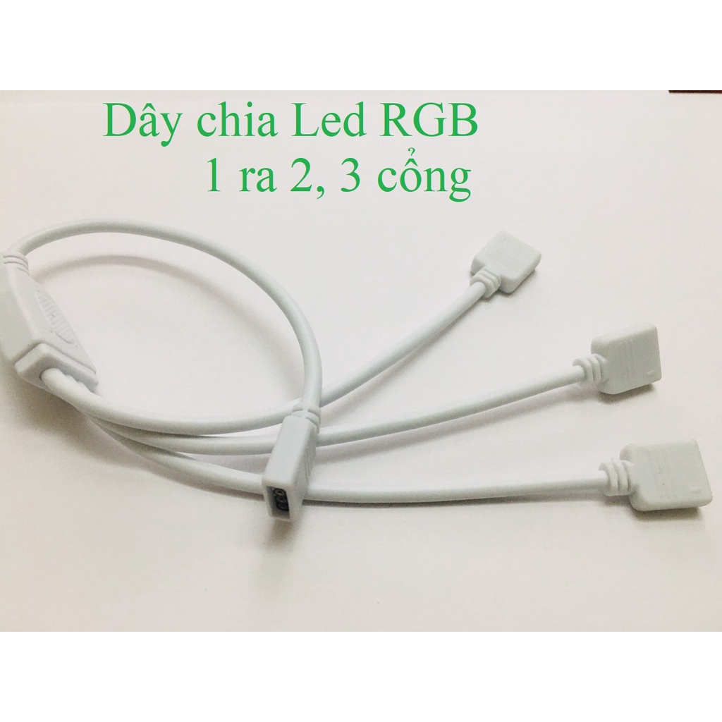 Dây chia Led RGB từ 1 cổng ra 2, 3 cổng 4 pin