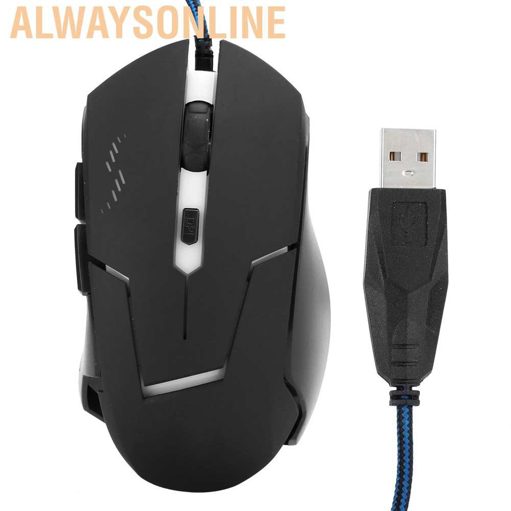 Chuột Gaming Alwaysonline T7 6 Nút Bấm