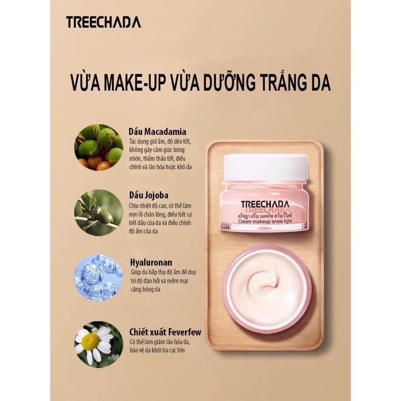 [DƯỠNG DA] KEM FACE TREE CHADA CREAM 🇹🇭[Thailand Chính Hãng] Kem MakeUp Treechada, Tree Chada Chính Hãng | BigBuy360 - bigbuy360.vn