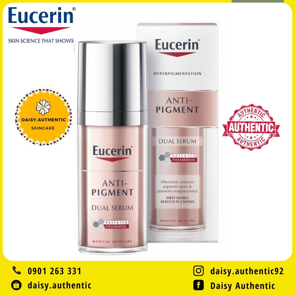 Tinh chất trắng da, giảm nám EUCERIN ANTI PIGMENT SERUM DUO