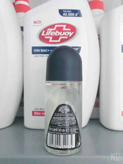 Lăn Khử Mùi Nivea Men Invisible For Black & White 50ml | BigBuy360 - bigbuy360.vn