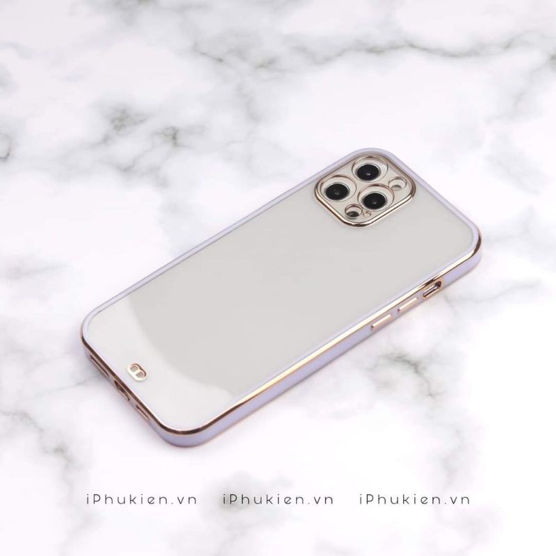ốp likgus iphone 13 pro max 13 pro 13 dẻo kẻ chỉ viền vàng bảo vệ camera siêu hot