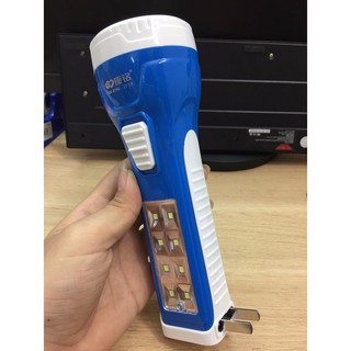 Đèn pin sạc led đa năng km 8796