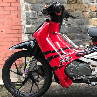 Tem Rời Suzuki Satria 2000 Đỏ Đen