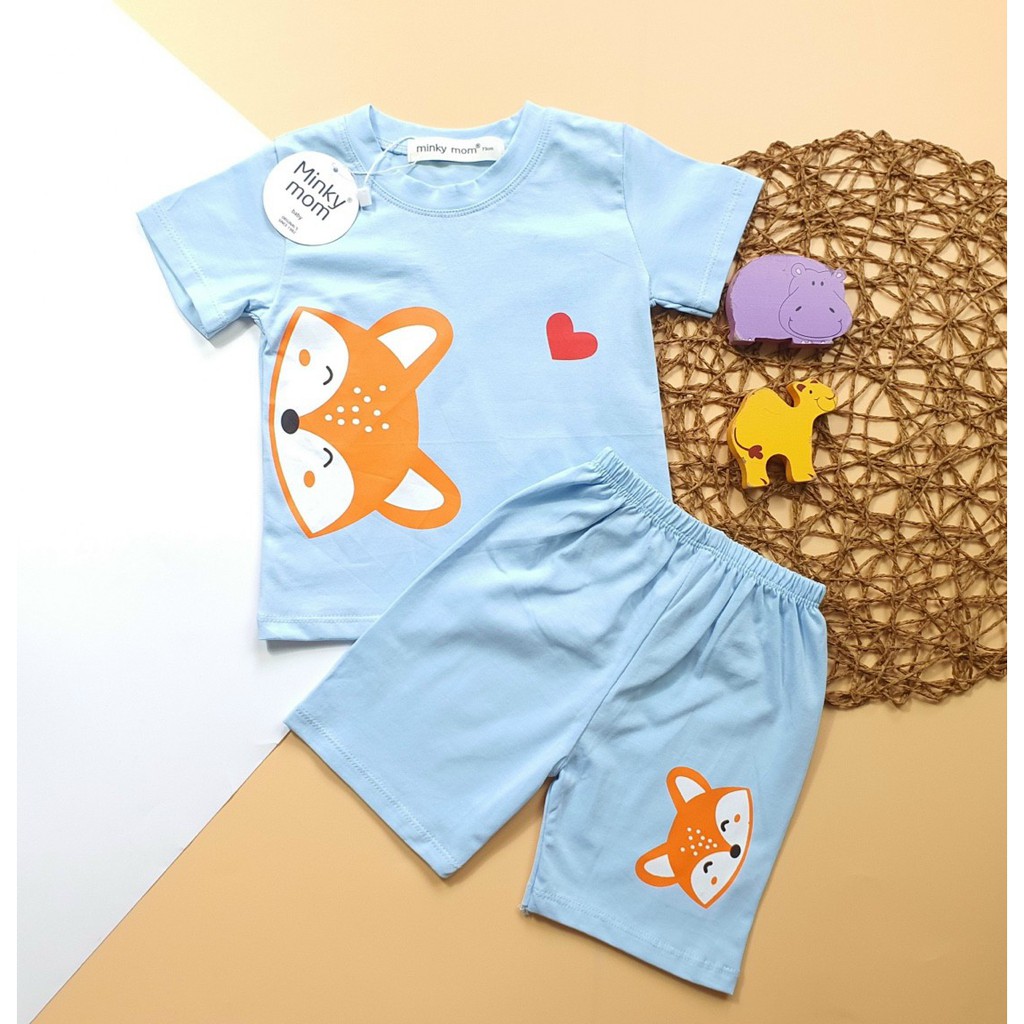 [XEM TRƯỚC KHI THANH TOÁN] Bộ Minky Mom COTTONFREESHIPHàng Chuẩn Cao Cấp Ngắn Tay Họa Tiết Dể Thương Cho Bé