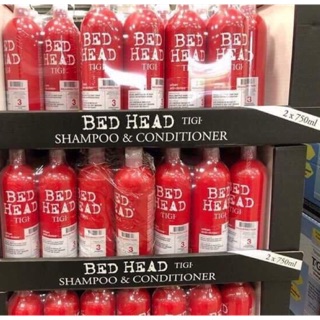 [chính hãng] bộ cặp dầu gội xả tigi red head trẻ hoá tóc 750ml/1 chai