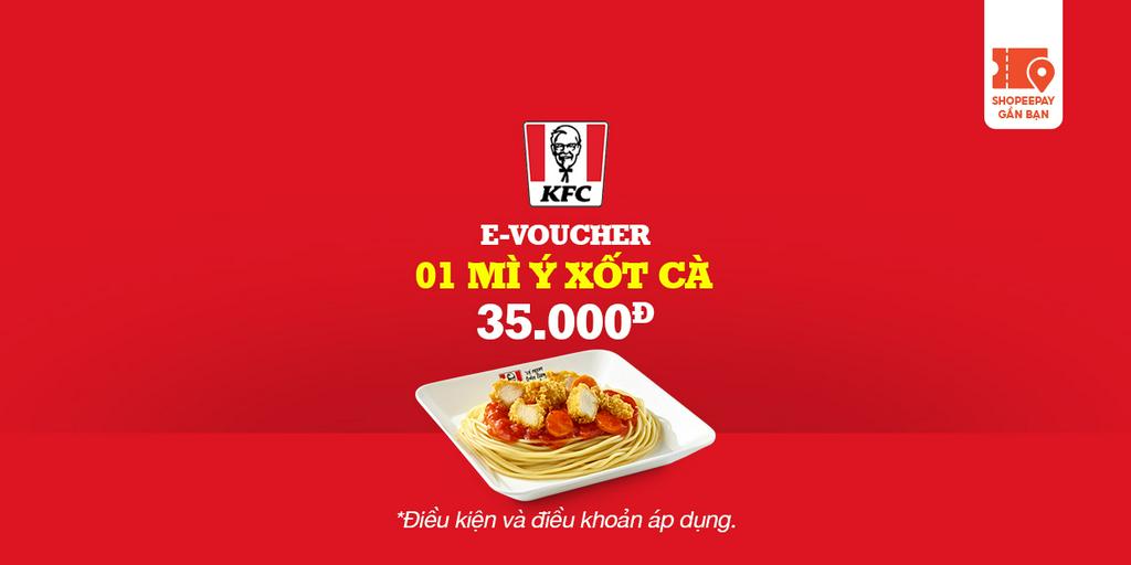 E-Voucher KFC 01 Mì Ý Xốt Cà