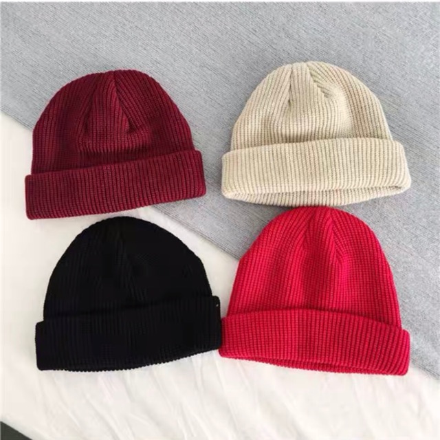 Mũ len beanie siêu hot mẫu len dày unisex