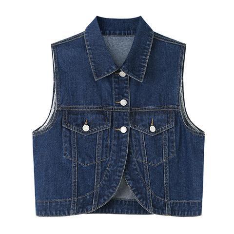 Áo khoác Denim không tay thời trang mùa hè hàn quốc dành cho nữ | BigBuy360 - bigbuy360.vn