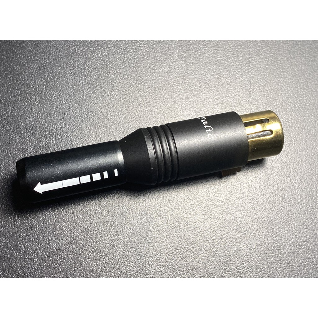 Bộ jack canon PALIC, jack XLR mạ vàng cao cấp màu đen
