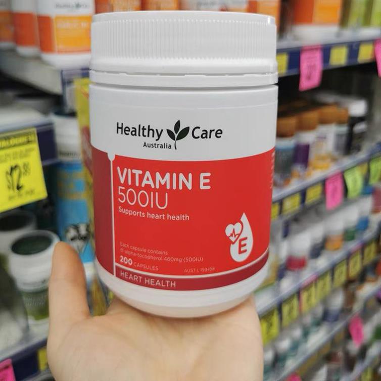 Vitamin E đỏ Healthy care Úc 200 viên