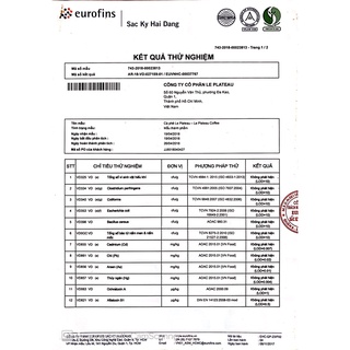 Cà phê Măng Đen_Blend Le Plateau(Dạng bột 80% Robusta và 20% Arabica)